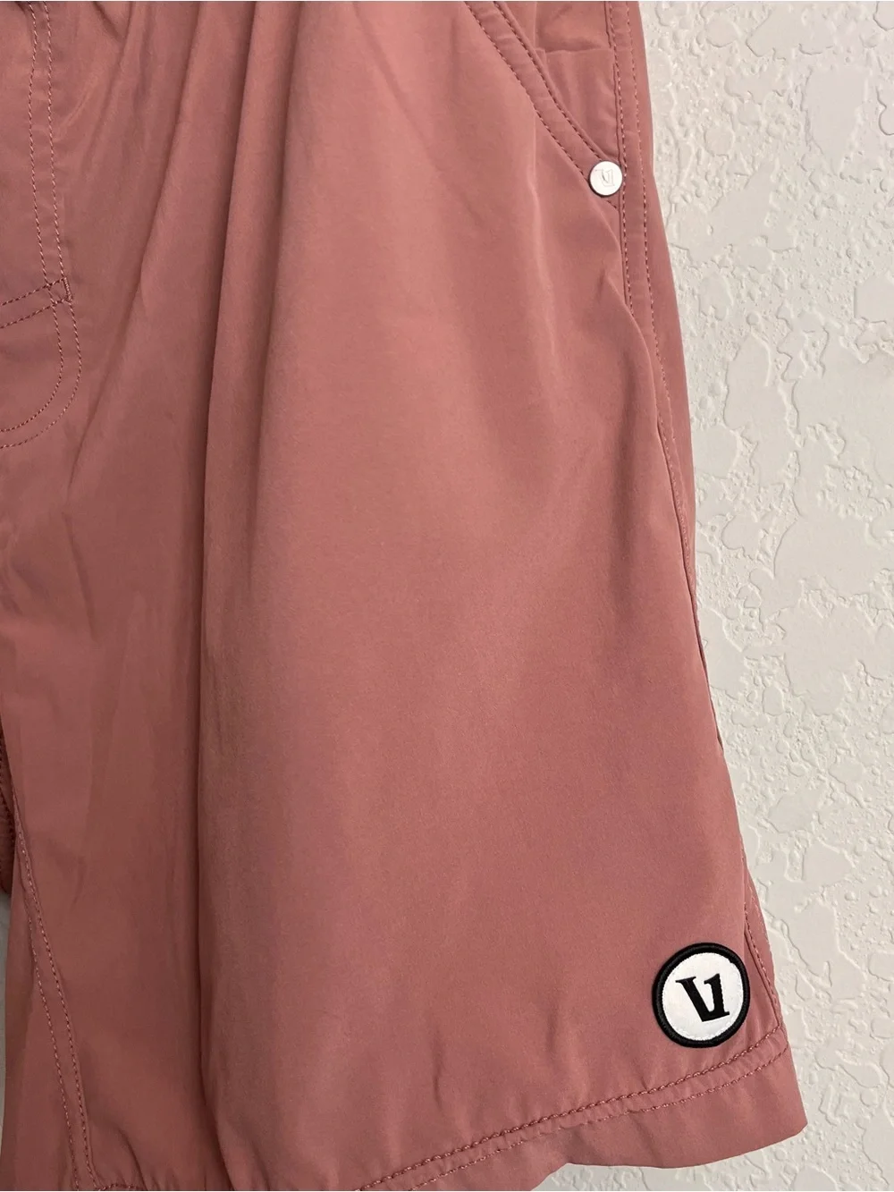 Vuori Men’s Lined Drawstring Kore Short XXL Red Clay Swim Trunks Board Shorts
